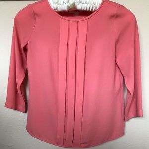 LOFT coral blouse